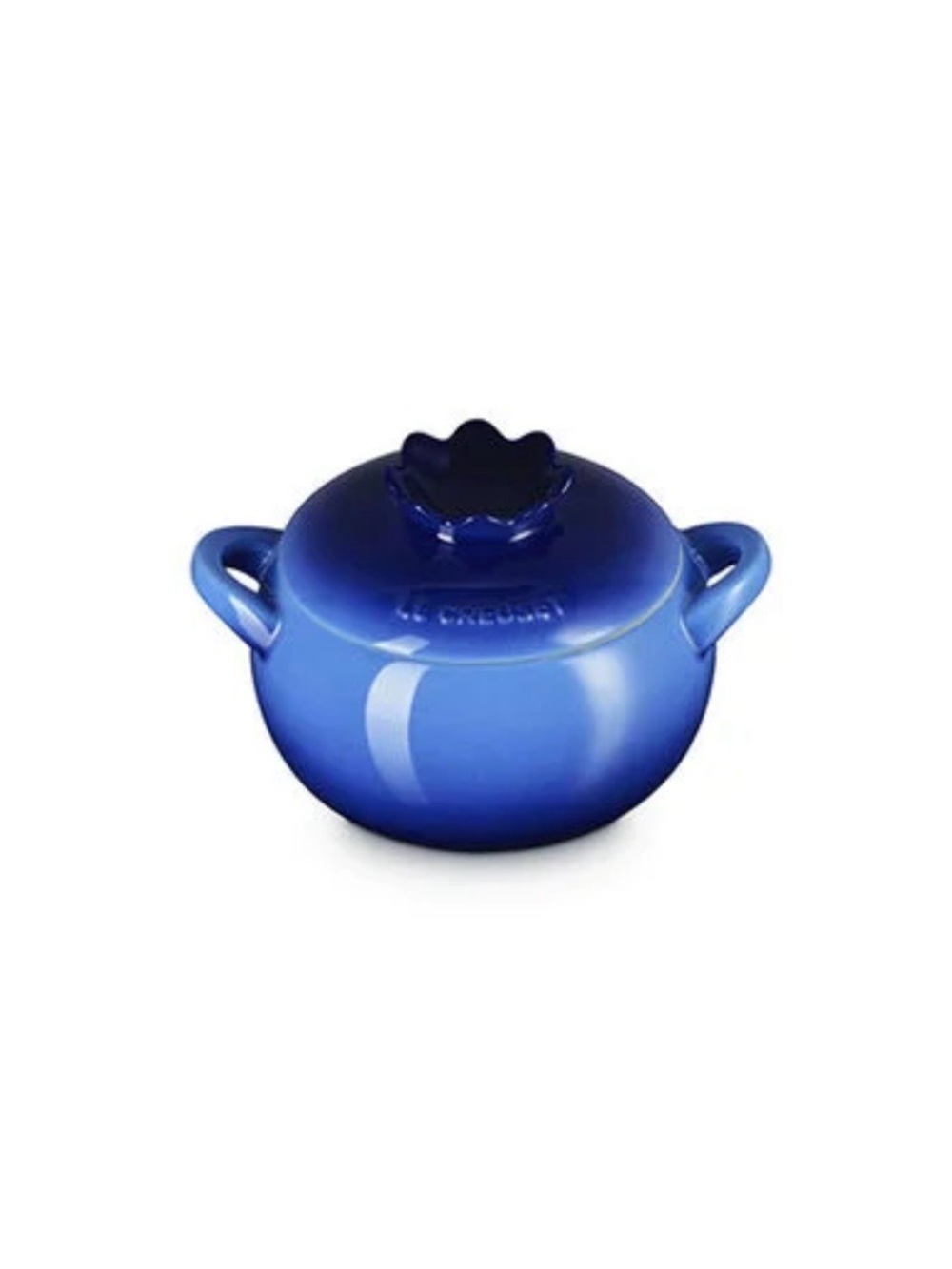 NEW Le Creuset Blueberry Cocette Ombre Covered Stoneware Casserole & Lid